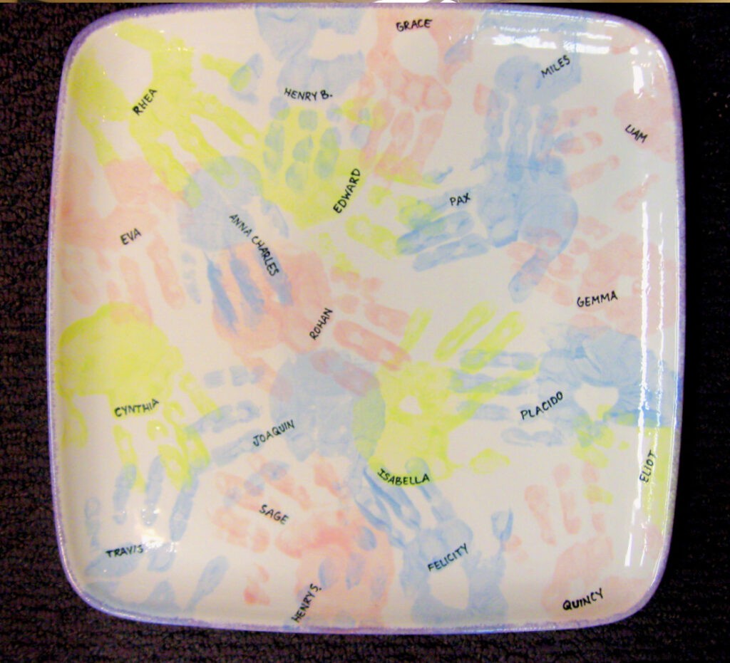 handprint platter