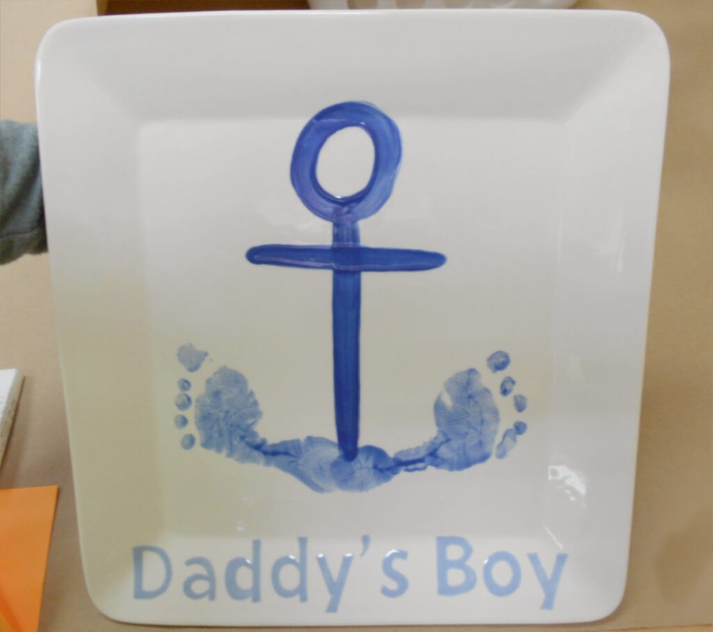 Daddy's Boy Anchor Dish