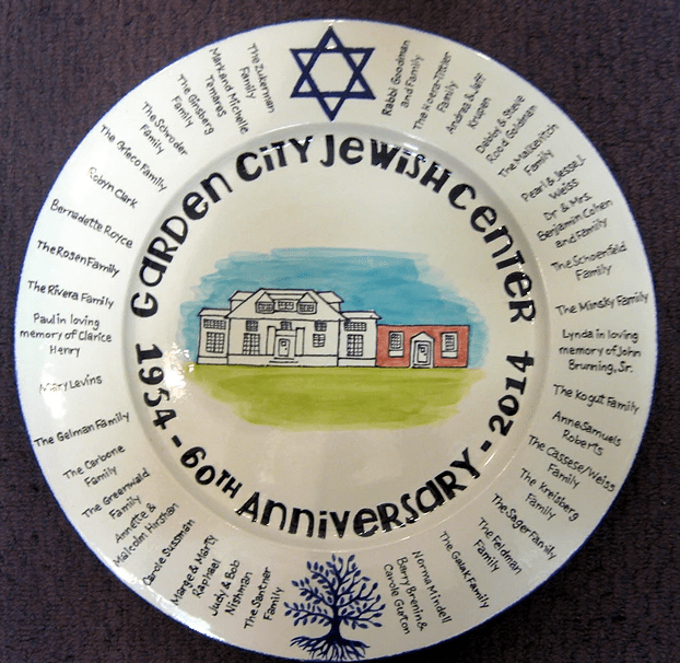 Community Center Anniversary Plate